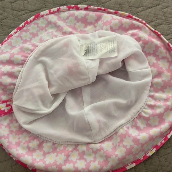 Target Girls Floral Pink Sun Hat 3T - Picture 2 of 5